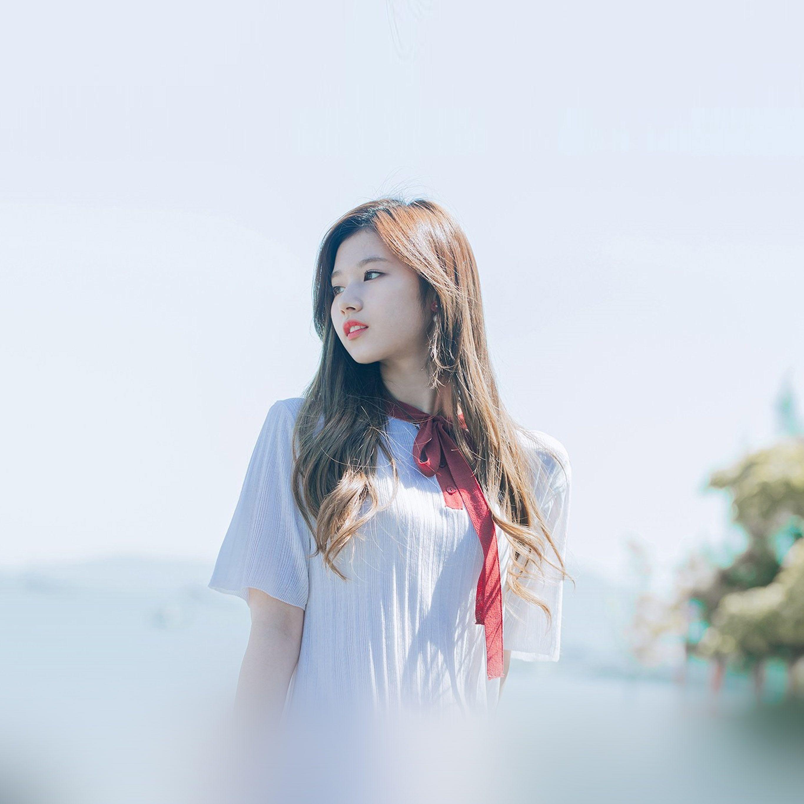 2732x2732 Twice Sana Girl Cute Kpop Wallpaper