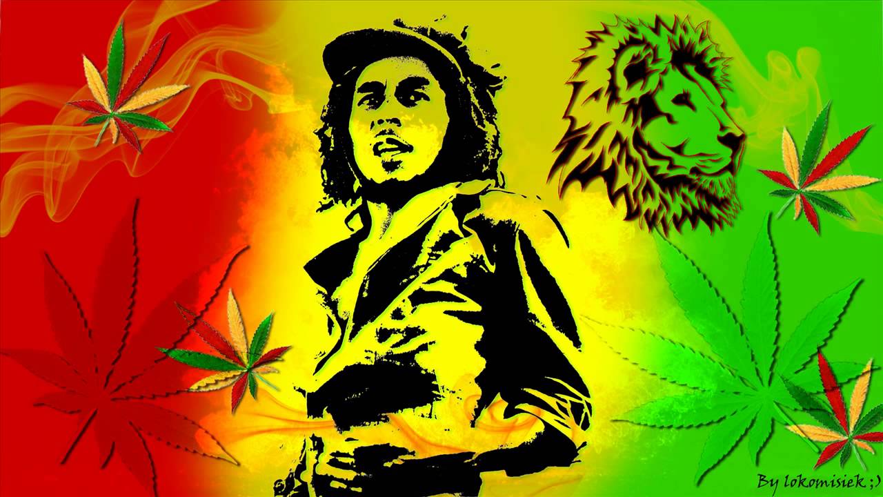 1280x720 Jamaican Background Bob Marley Shadow