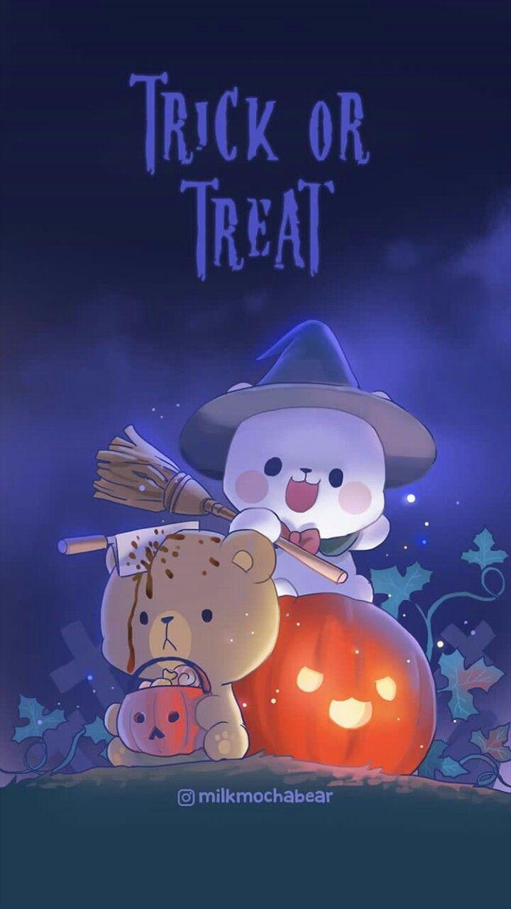 720x1280 Milk and Mocha. Cute cartoon wallpaper