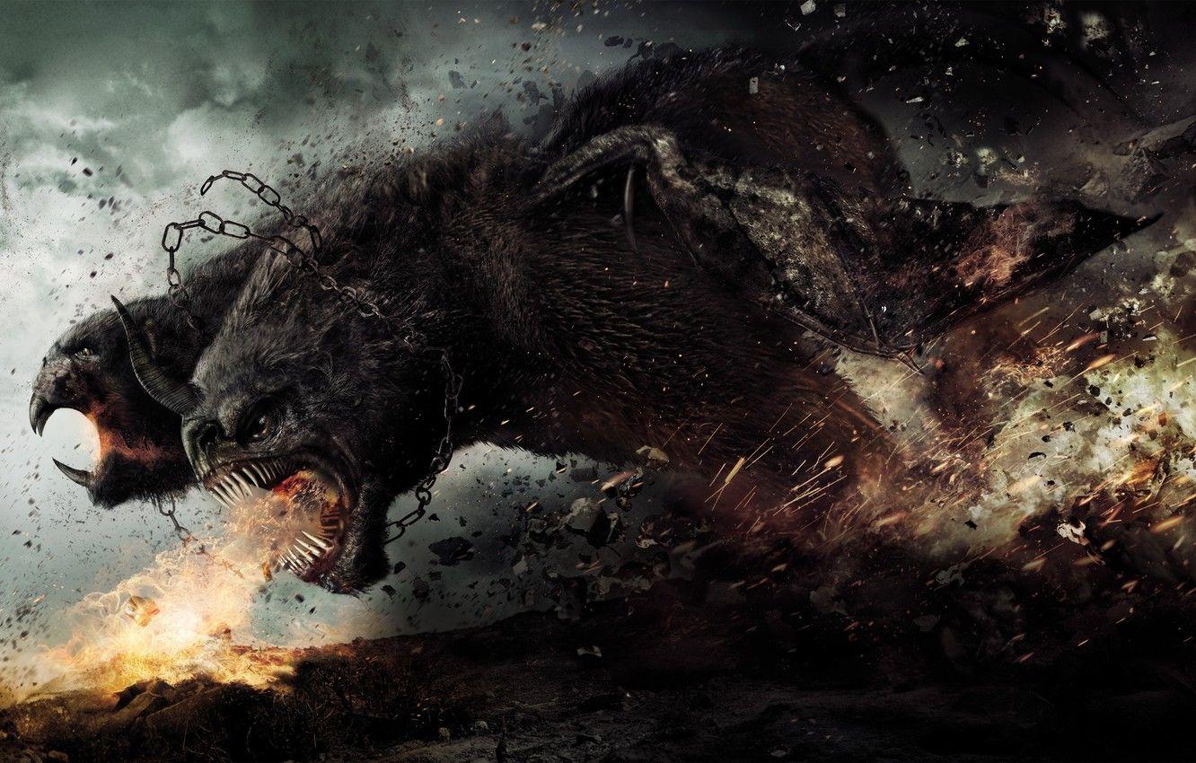 1332x850 Wallpaper God, monster, battle, Chimera, Wrath of the titans image for desktop, section фильмы