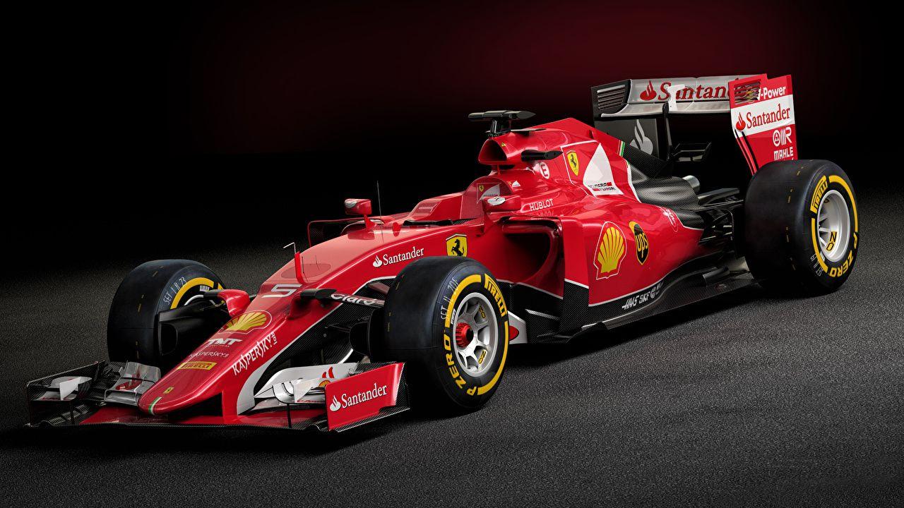 1280x720 Wallpaper Ferrari f1 dangeruss cg render Red Formula 1 automobile