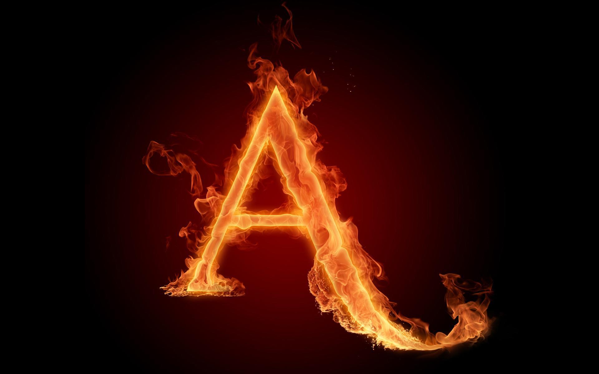 1920x1200 3D Fire Wallpaper