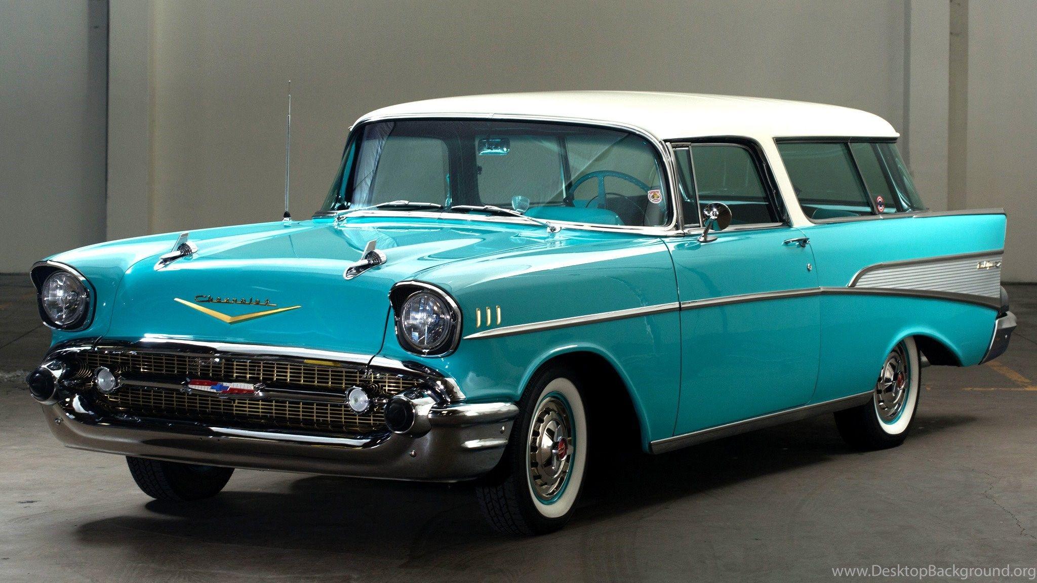 2048x1152 Chevrolet Bel Air Nomad Retro Stationwagon H Wallpaper