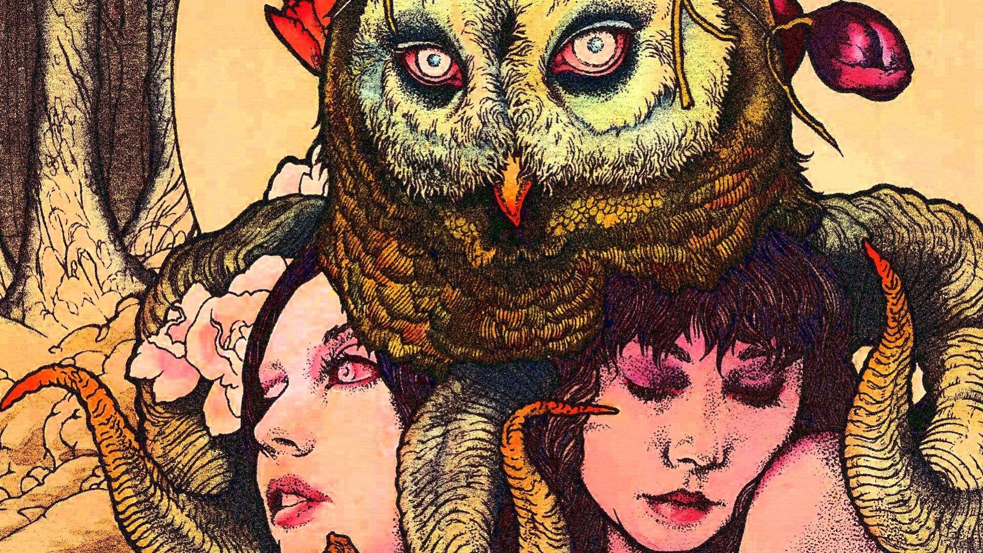 1919x1079 Owl Demon with Human Concubines [1919x1079]