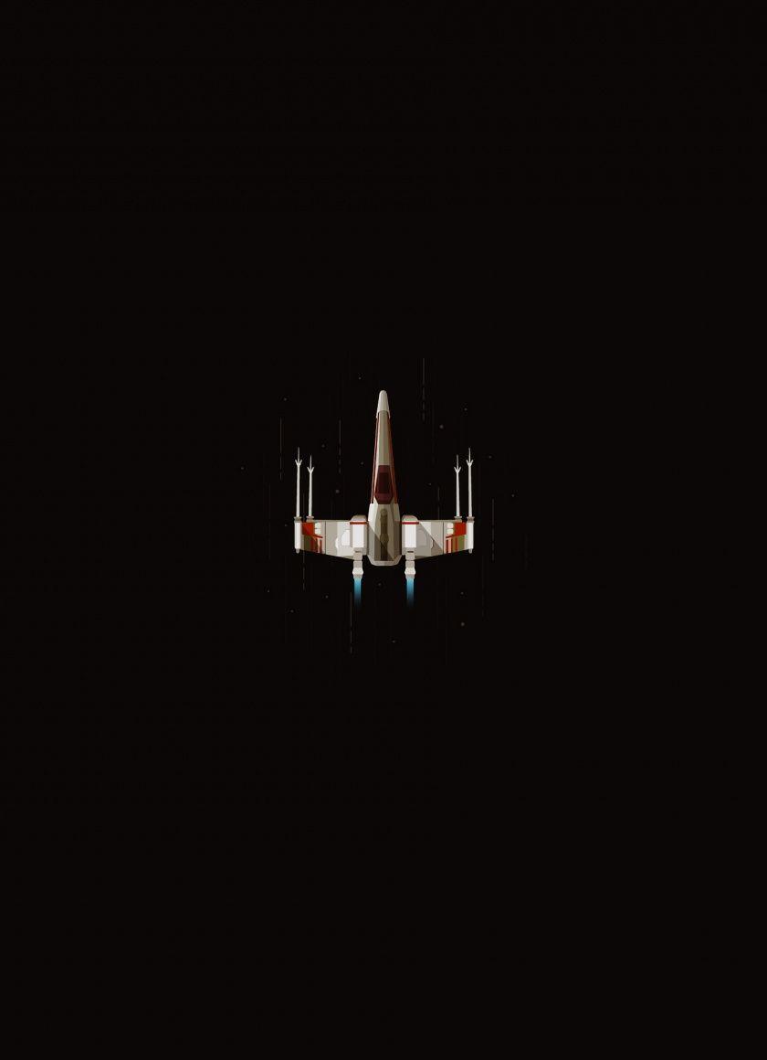 840x1160 Download X Wings, Minimal, Star Wars Wallpaper, 840x IPhone 4