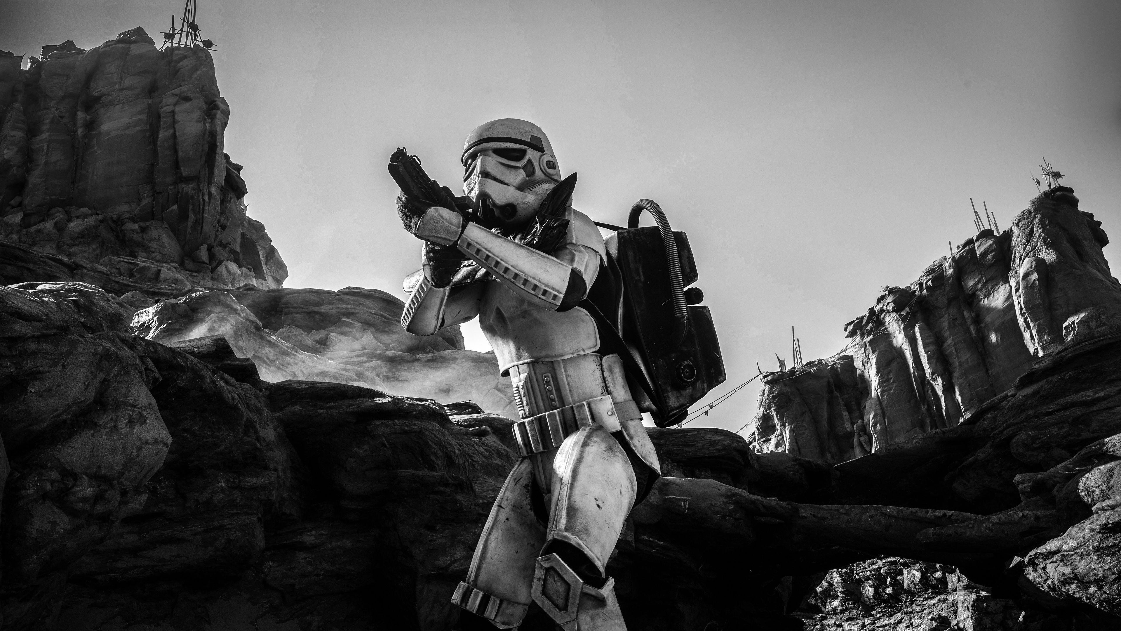 Star Wars Black and White Wallpapers - Top Free Star Wars Black and ...