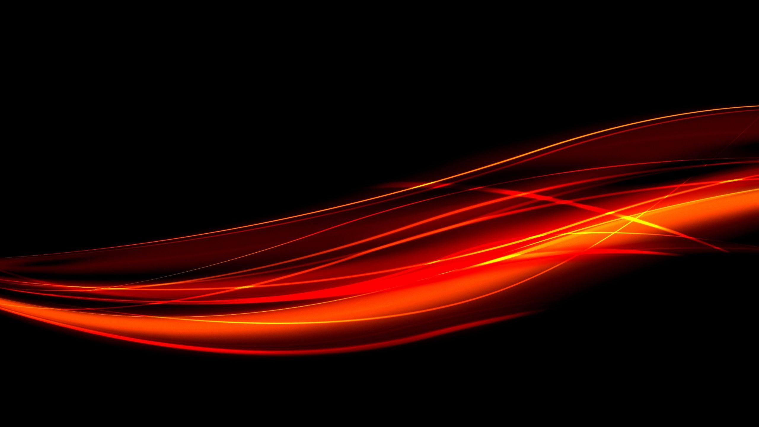 2560x1440 Wallpaper Black, Red, Line, Light Wallpaper