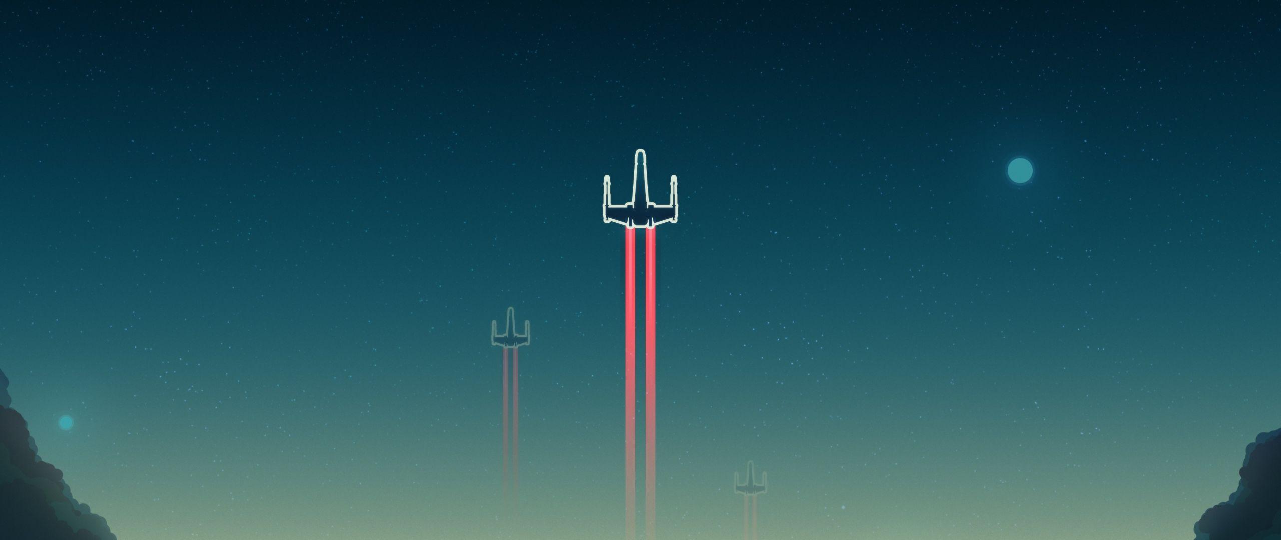 2560x1080 Download 2560x1080 Wallpaper X Wing, Spacecraft, Aircraft, Star