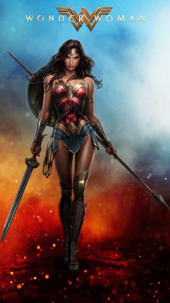 675x1200 Wonder Woman Picture Wallpaper