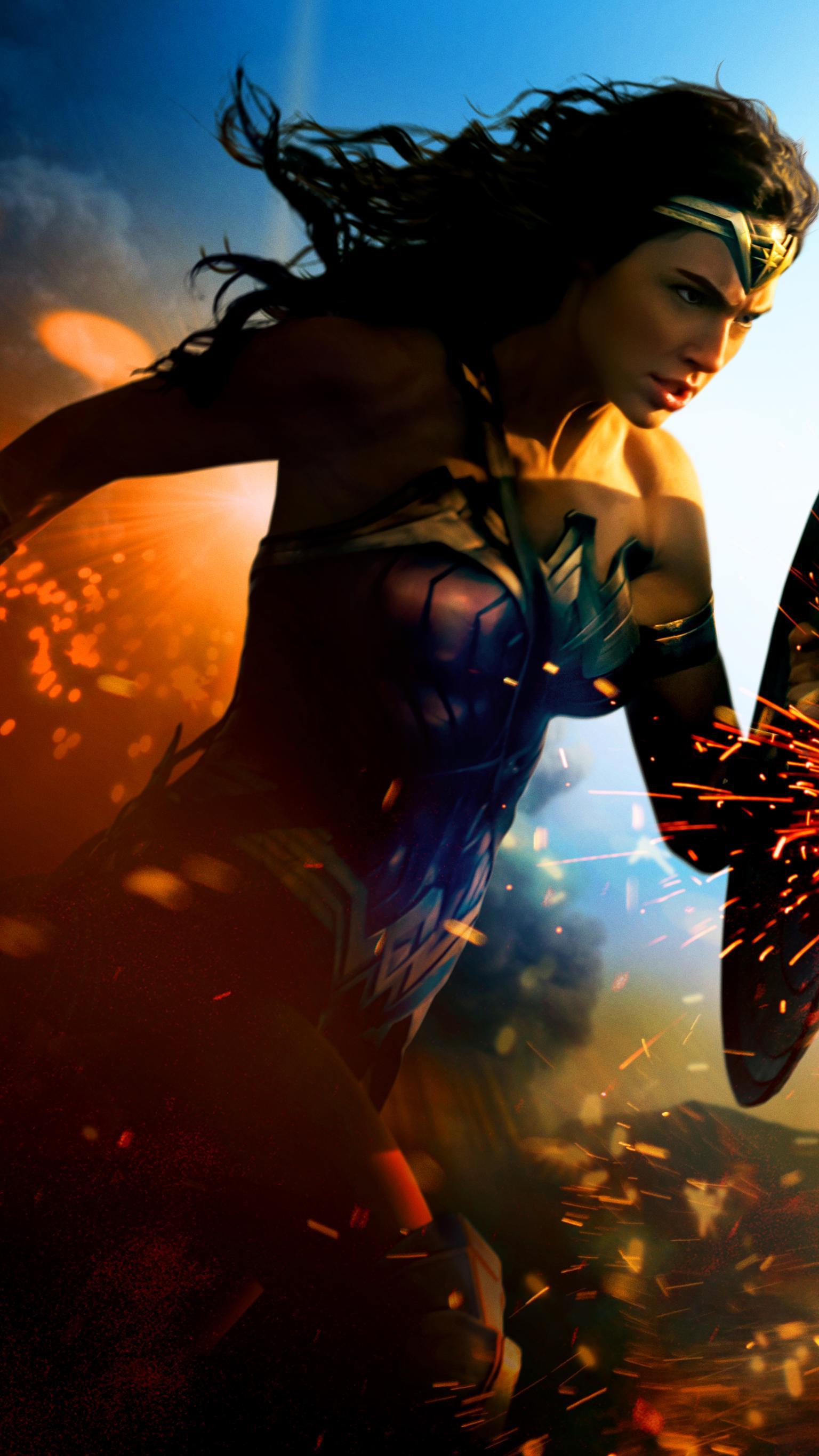 1536x2732 Wonder Woman (2017) Phone Wallpaper