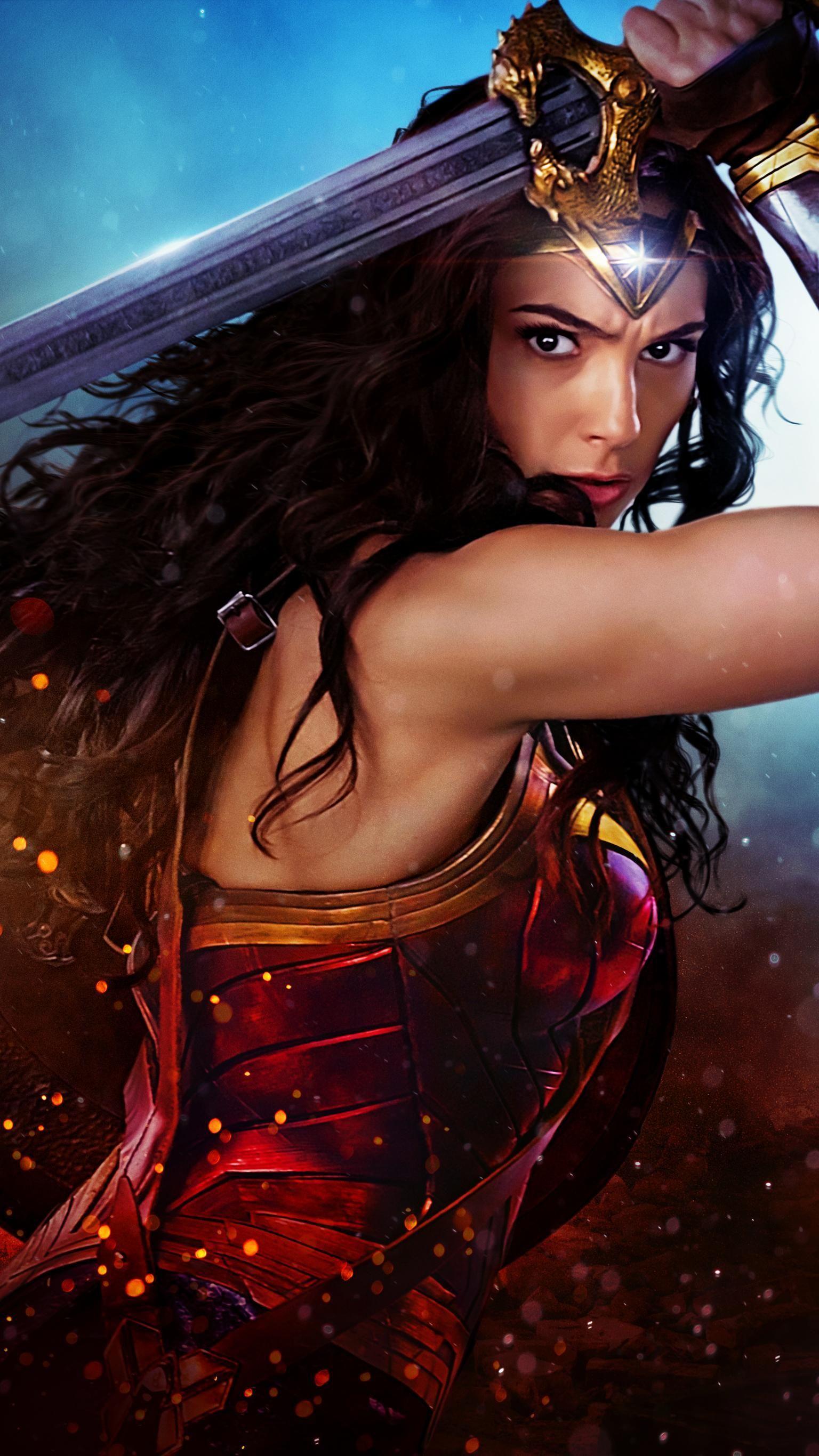 1536x2732 Wonder Woman (2017) Phone Wallpaper. Moviemania. Wonder woman