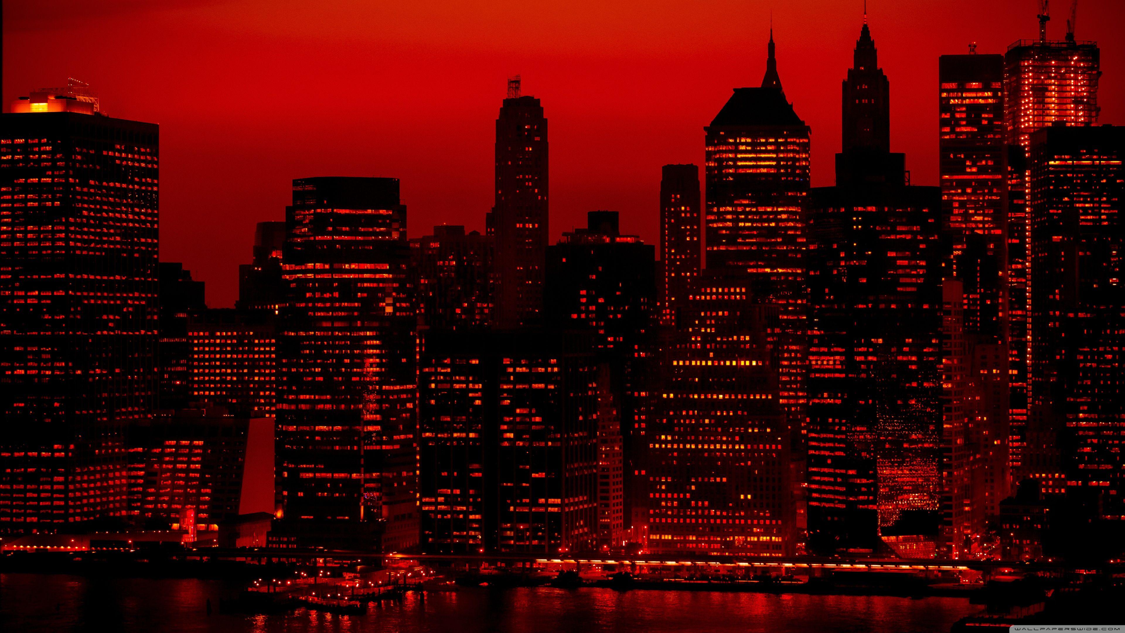 Neon City Red Wallpapers - Top Free Neon City Red Backgrounds