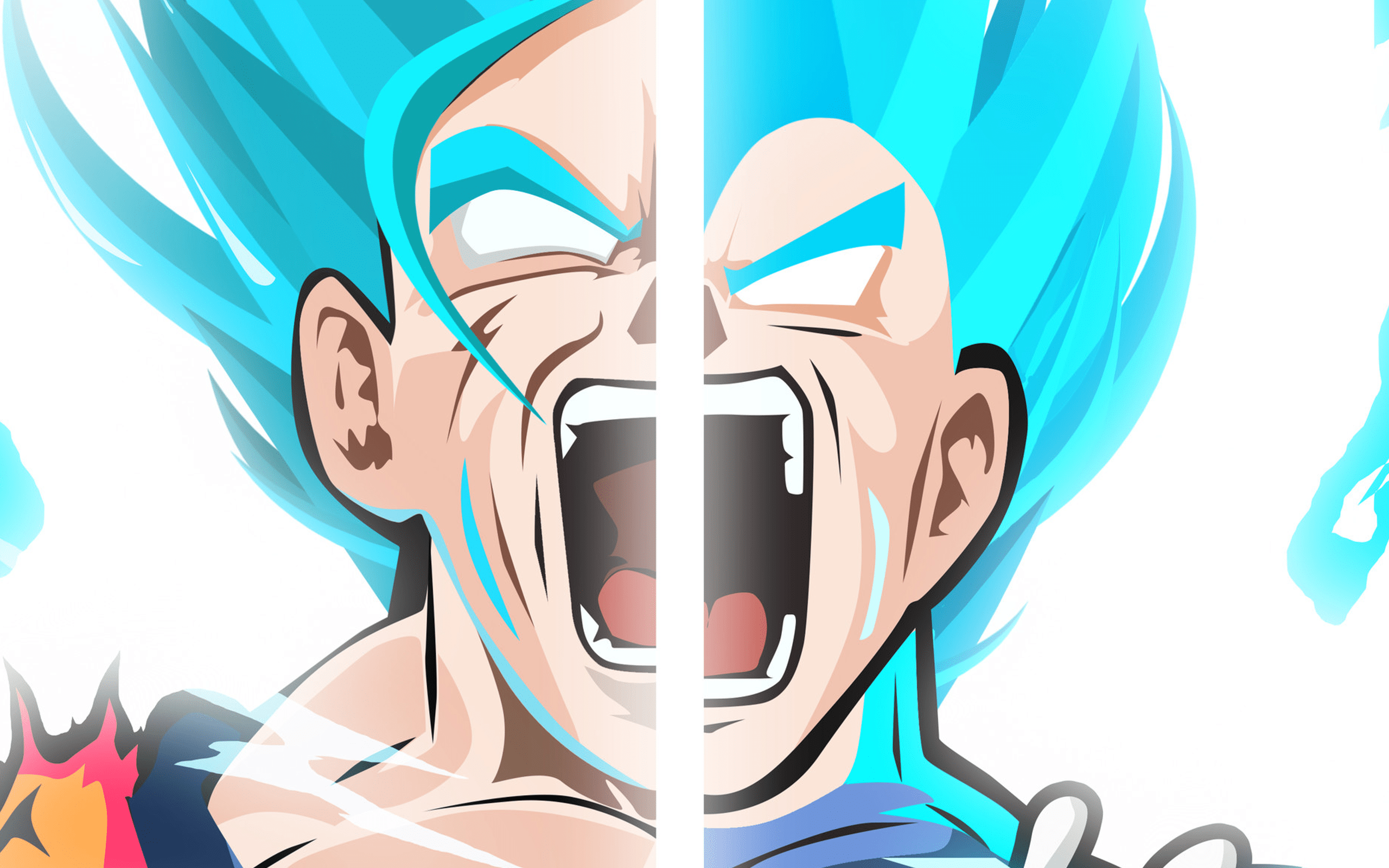 2560x1600 Goku, Vegeta (Dragon Ball), Super Saiyan Blue wallpaper