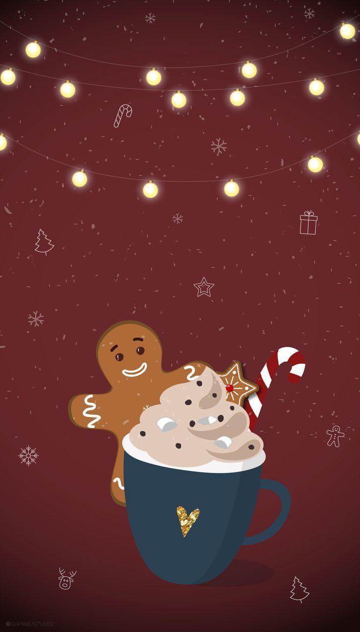 736x1291 FONDS D'ÉCRAN CHRISTMASélie Boulier. Christmas phone wallpaper, Cute christmas wallpaper, Christmas wallpaper