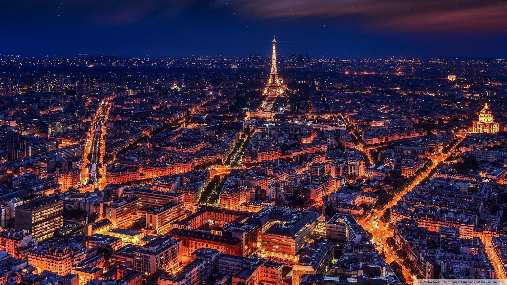 1920x1080 Paris Night Wallpaper