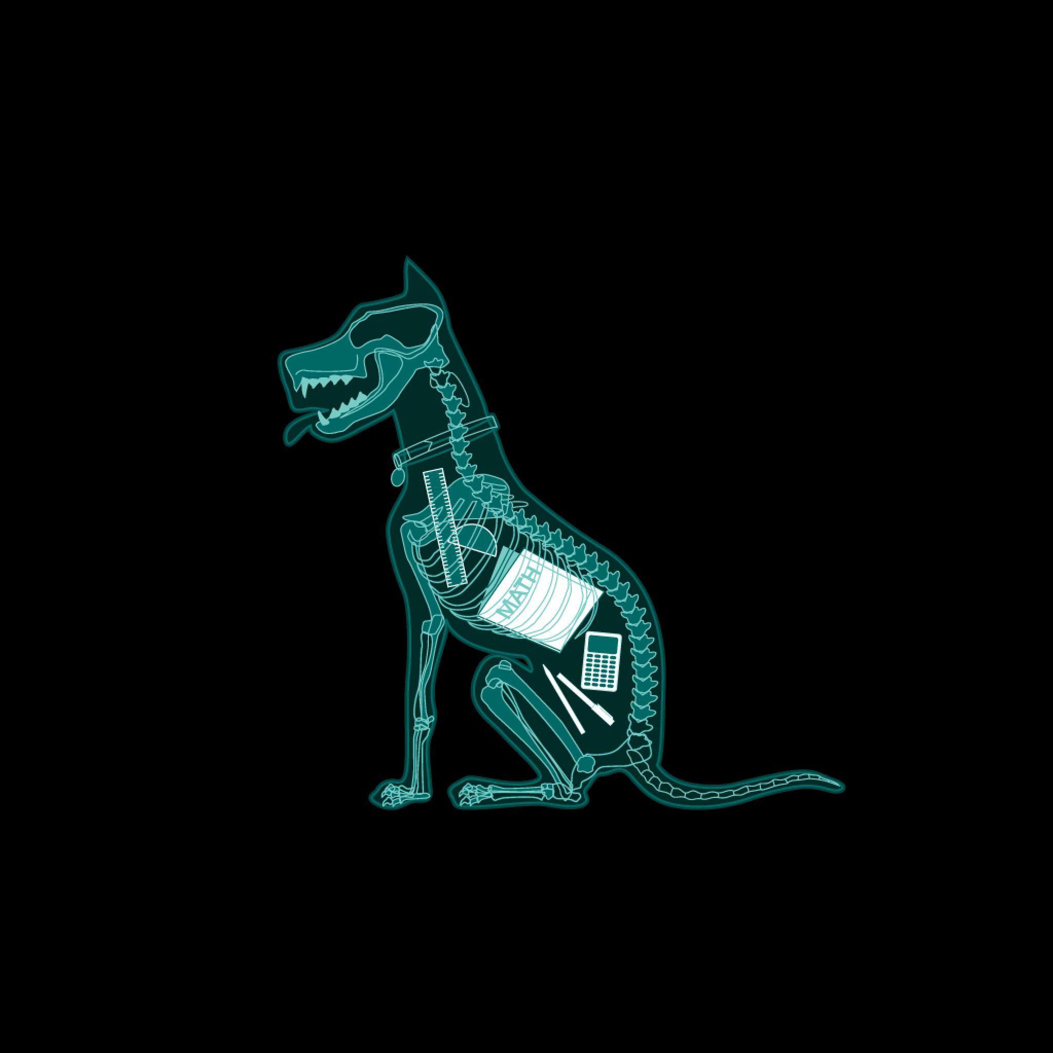 2048x2048 Fun Humor Dog School Dog X Ray IPhone HD Wallpaper Free