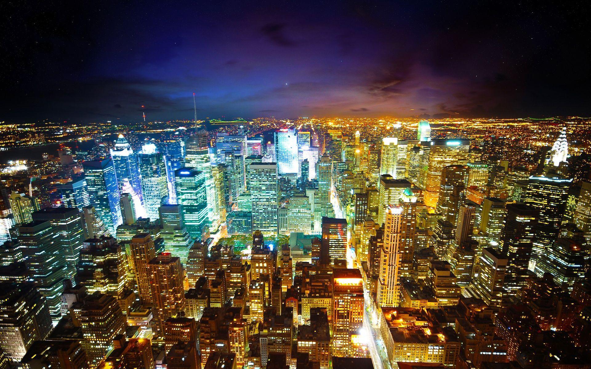 1920x1200 Paris The Illuminated City HD Desktop Wallpaper. City lights at