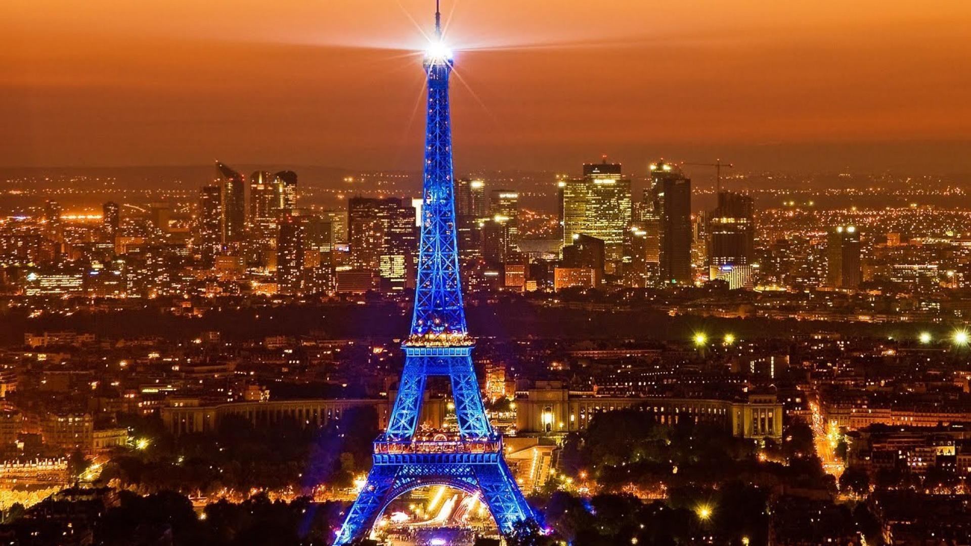 1920x1080 Paris at Night Wallpaper