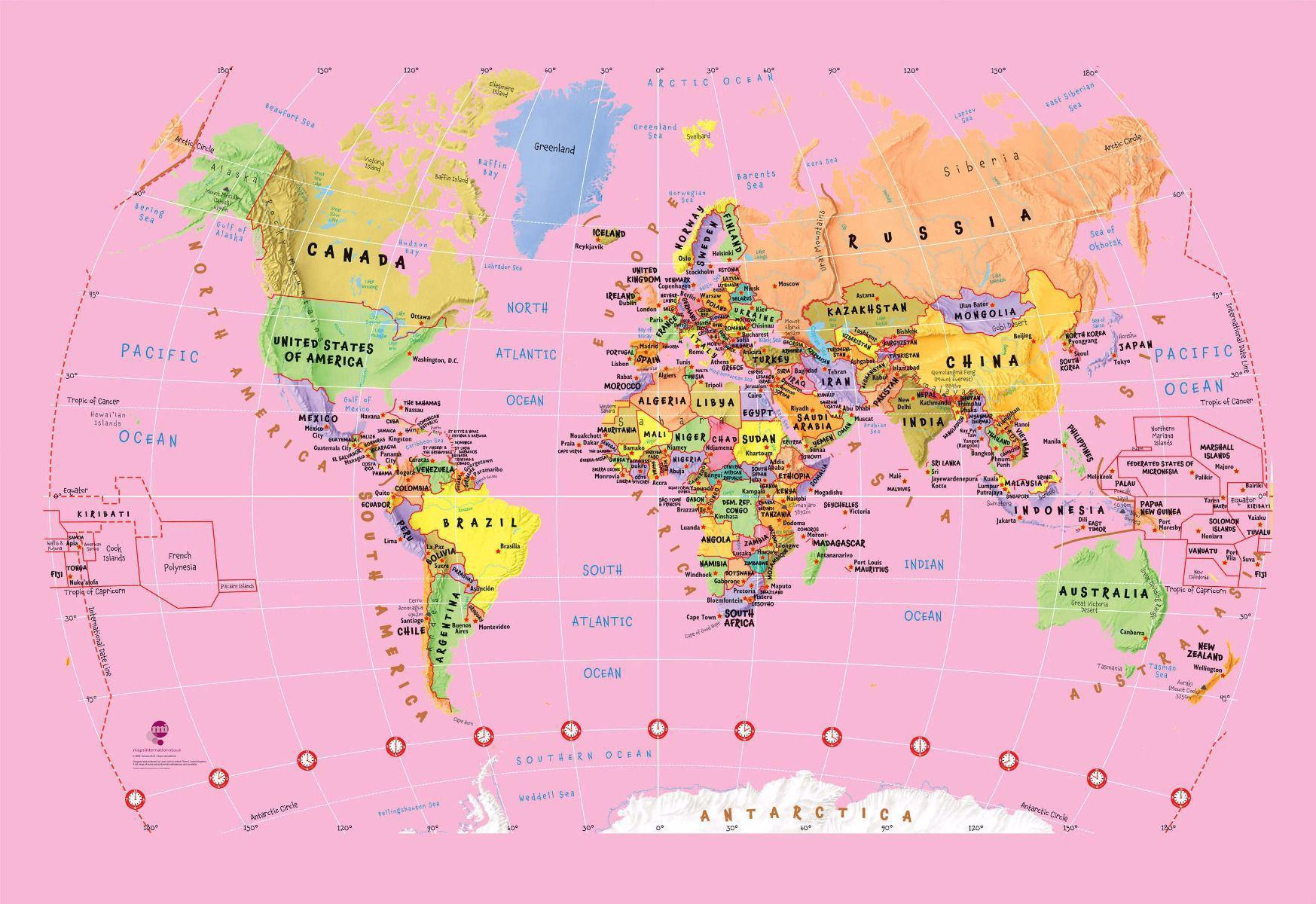 1747x1200 Children's map, (Amelia Hendricks wallpaper), KJ:32