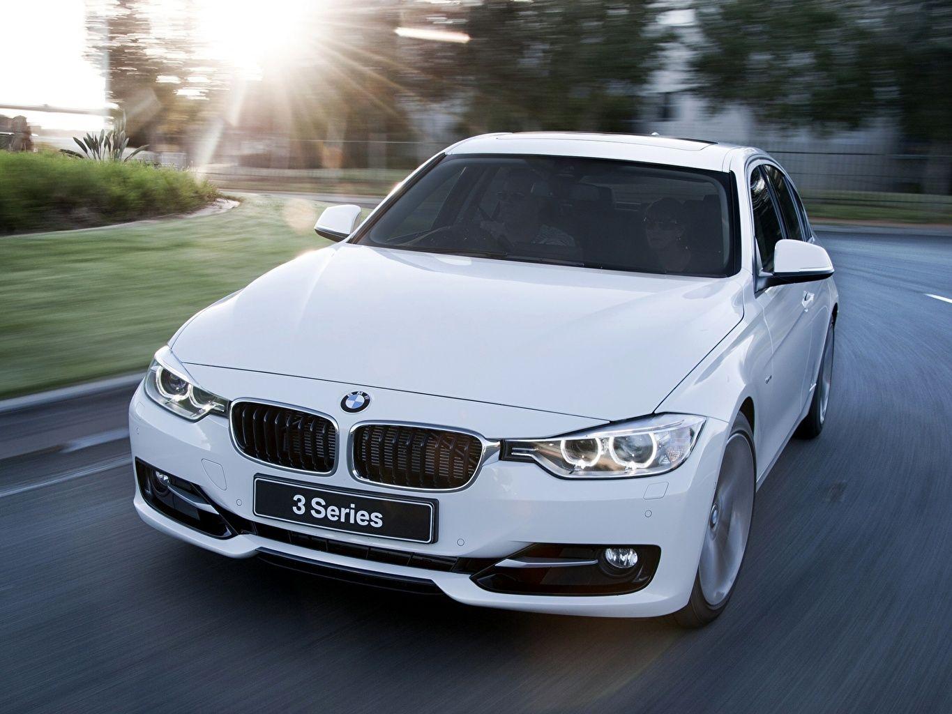 1365x1024 Photos BMW 328i White Front automobile Headlights