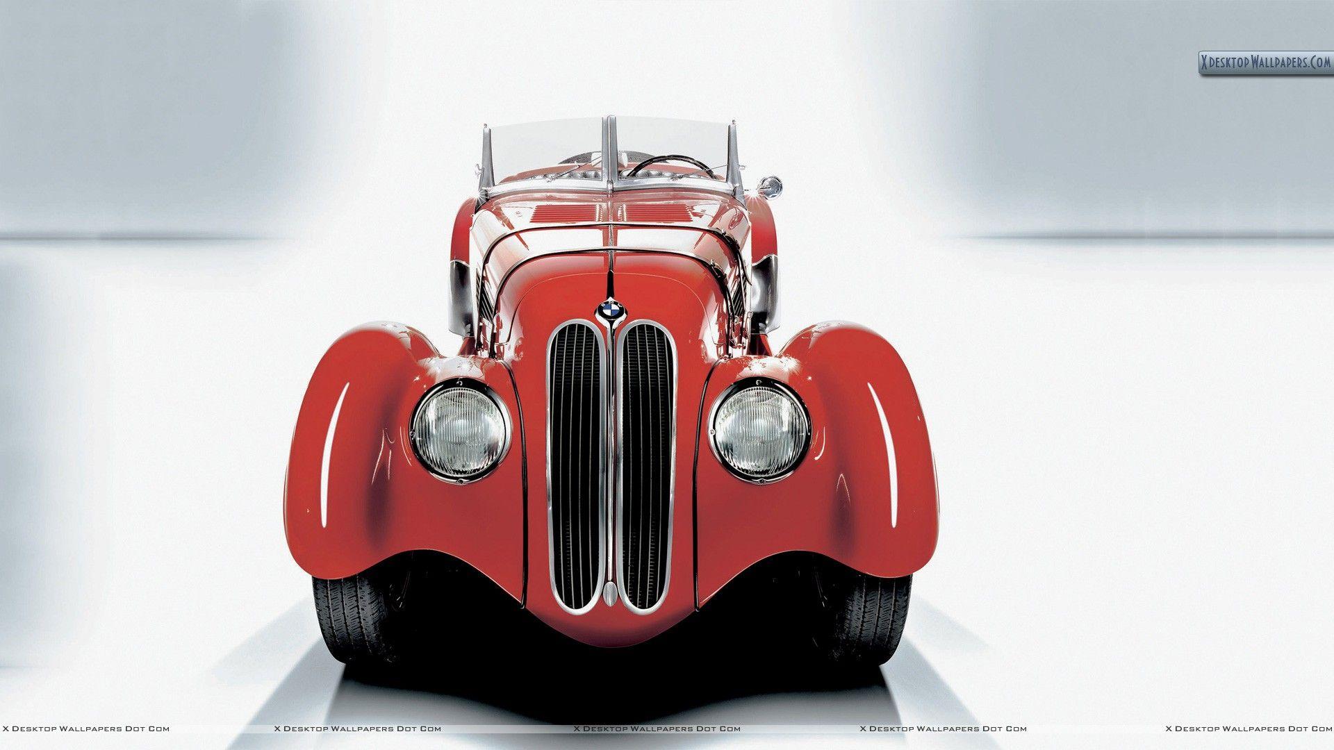 1920x1080 BMW 328 Red Color Front View Wallpaper