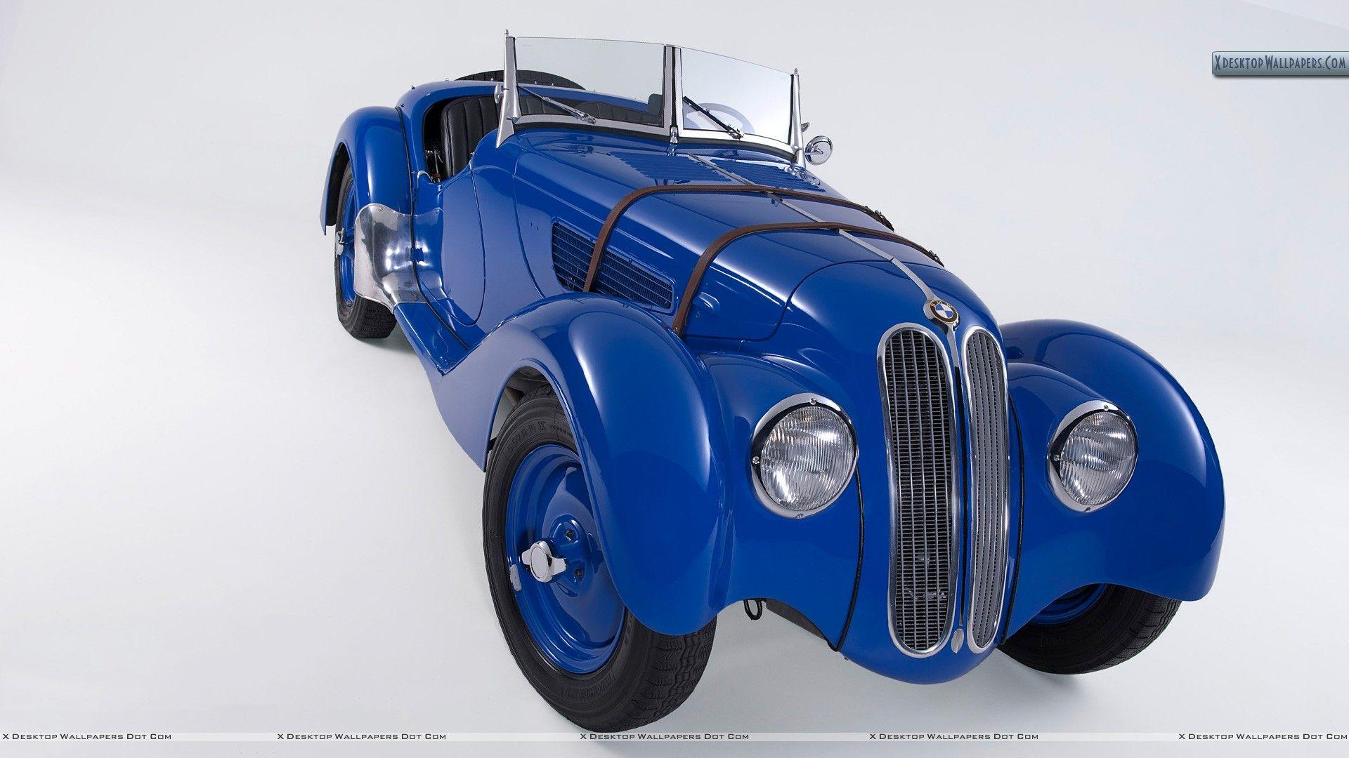 1920x1080 BMW 328 Front Pose In Blue Color Wallpaper