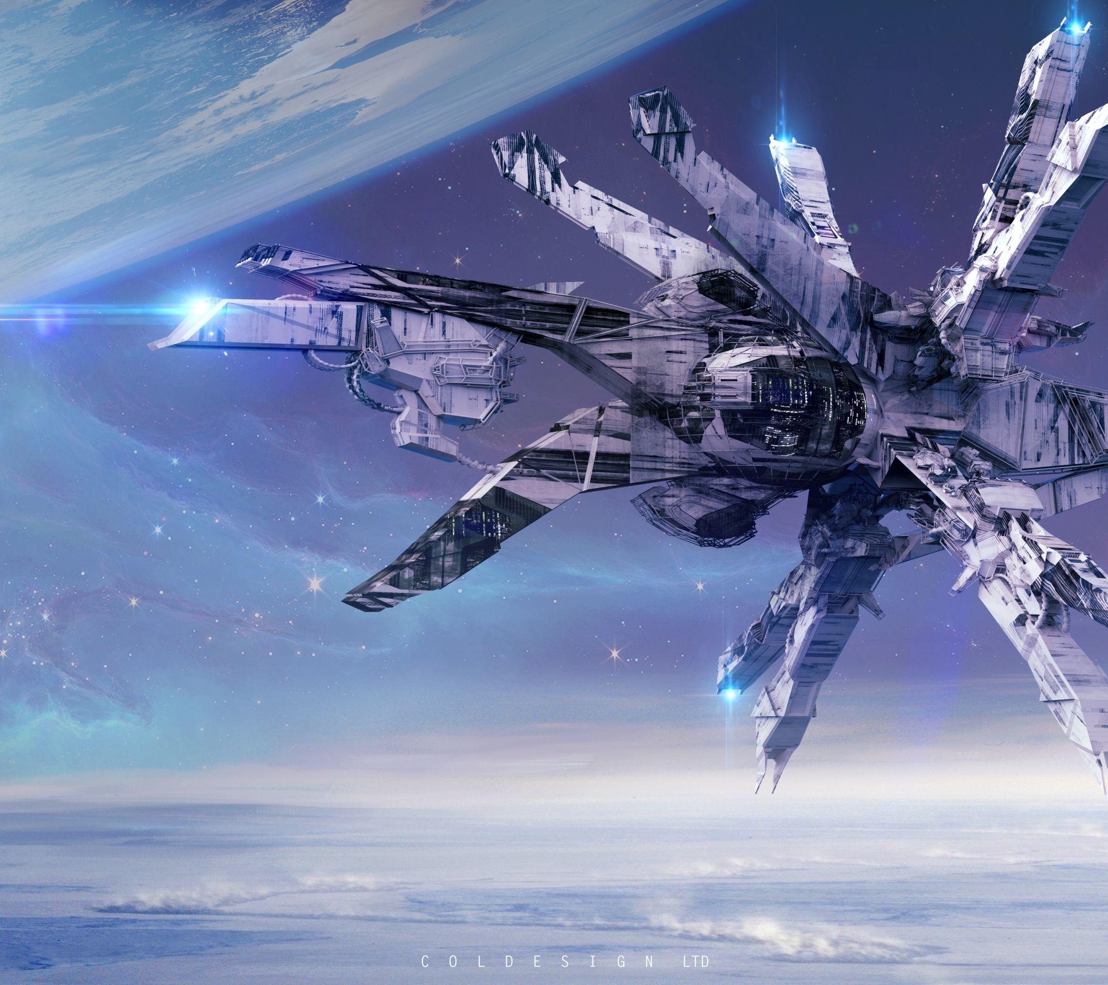 2160x1920 Sci Fi Spaceship