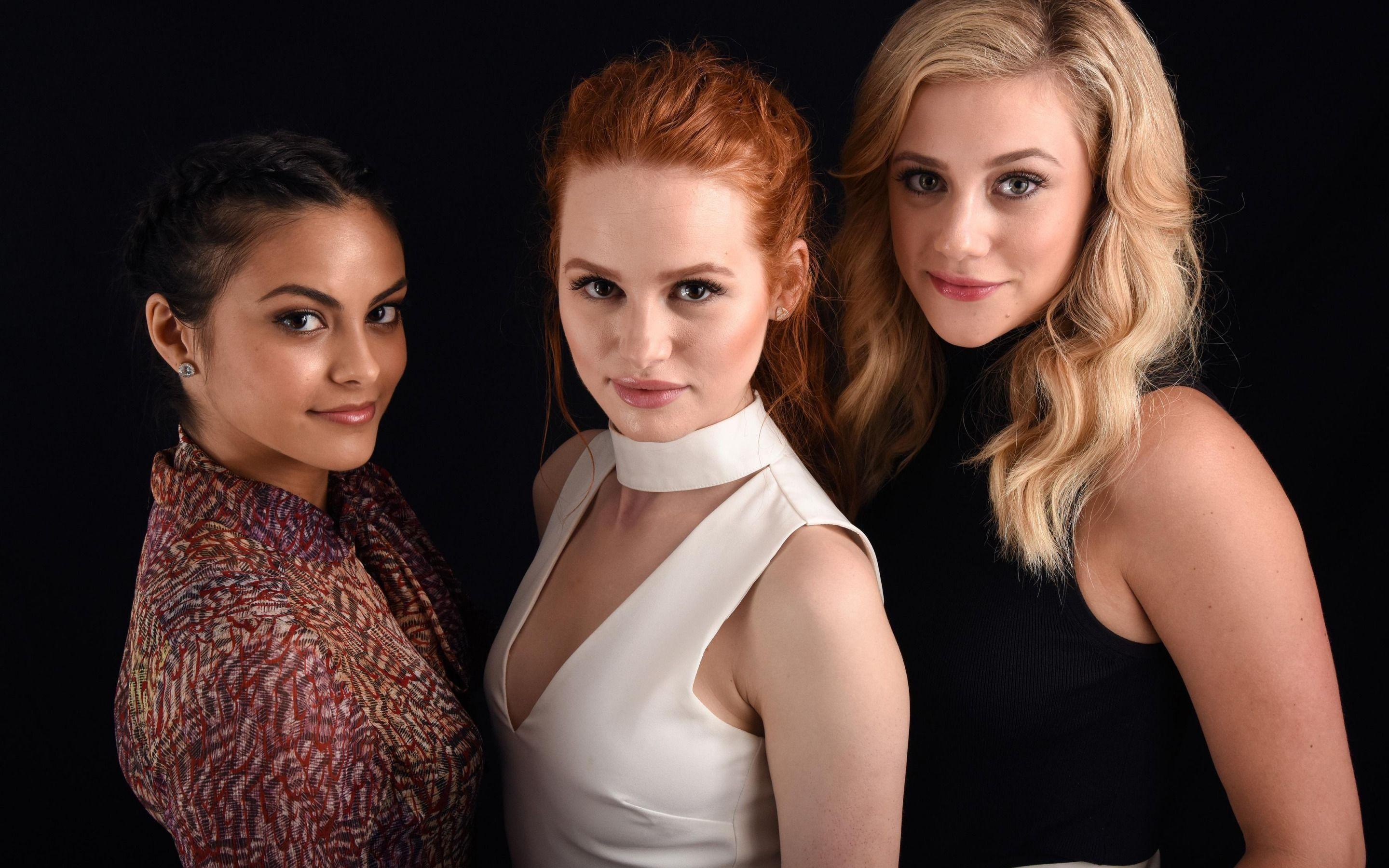 2880x1800 Download wallpaper Riverdale, Betty Cooper, Camila Mendes, Veronica Lodge, Madelaine Petsch, Lili Reinhart, Cheryl Blossom for desktop with resolution 2880x1800. High Quality HD picture wallpaper