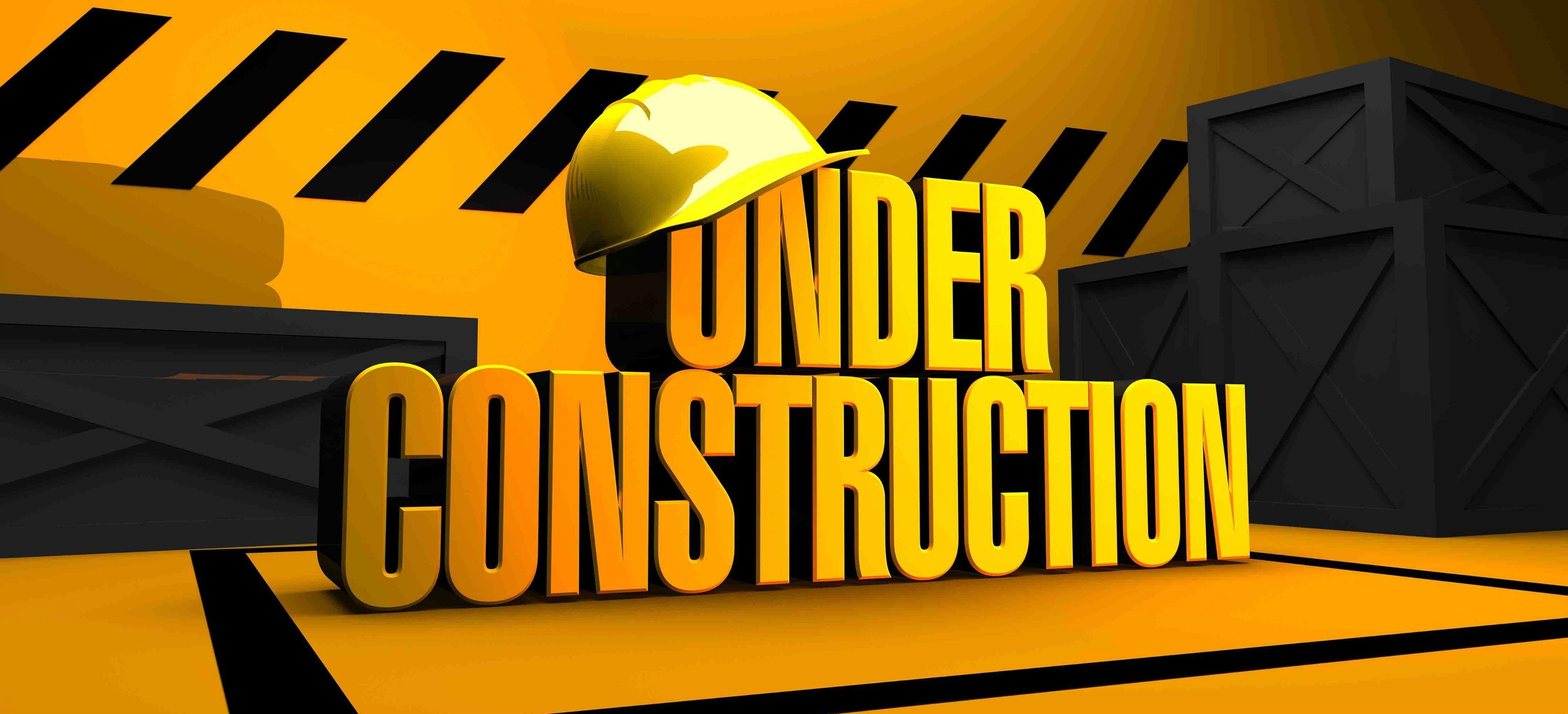 4000x1821 Under construction sign work computer humor funny text maintenance