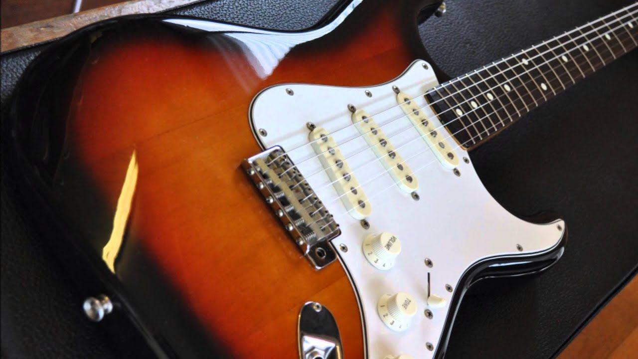 1280x720 Sunburst Fender Stratocaster Background HD