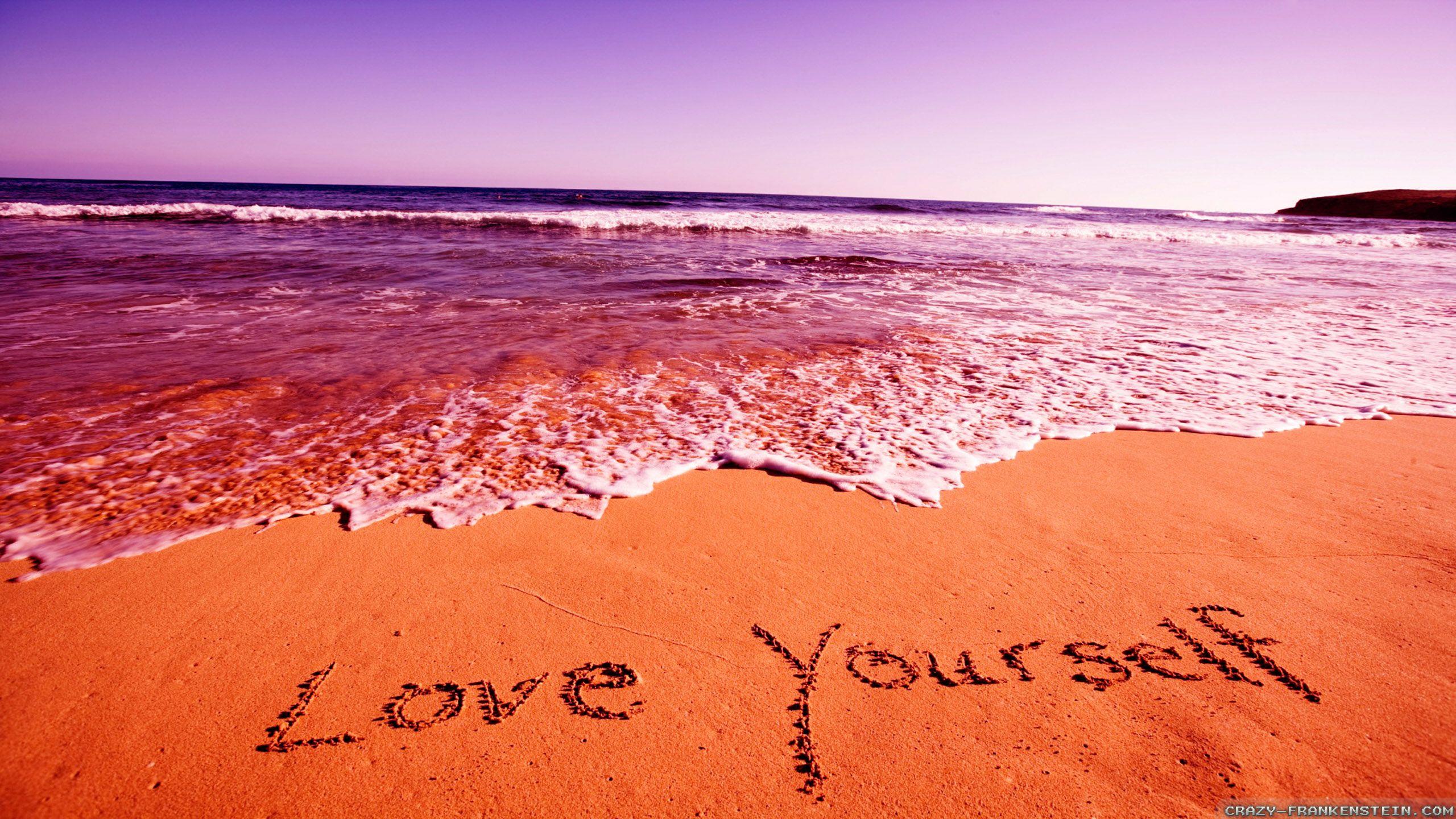 2560x1440 Love Yourself wallpaper