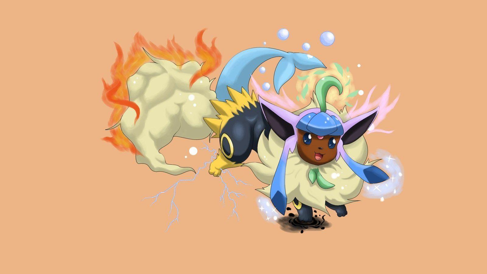 1600x900 Eevee Evolutions Wallpaper