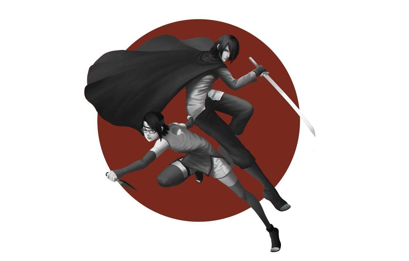 1332x850 Wallpaper Uchiha Sasuke, NARUTO, Uchiha Clan, Uchiha Sarada