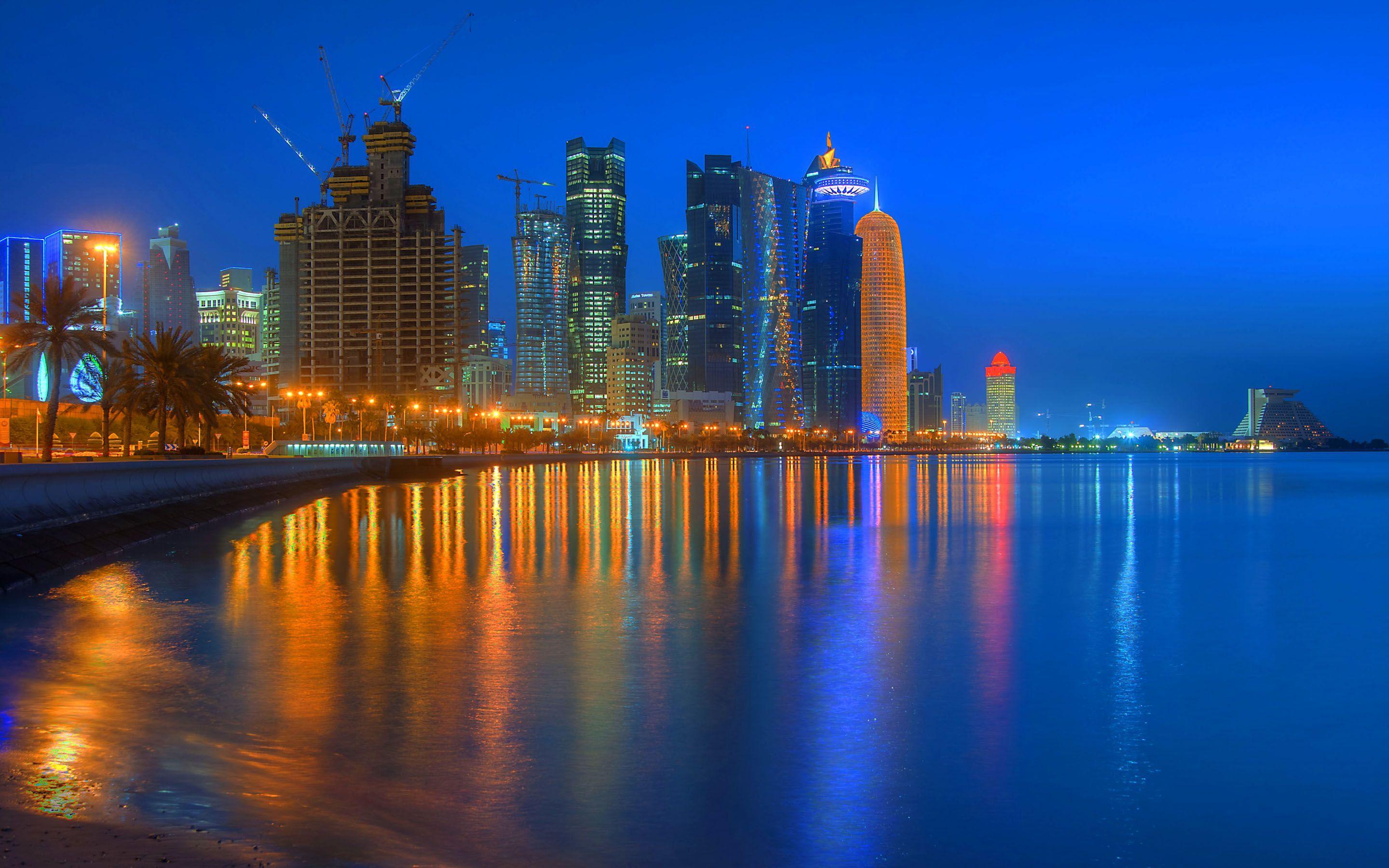 Qatar Skyline Wallpapers - Top Free Qatar Skyline Backgrounds ...