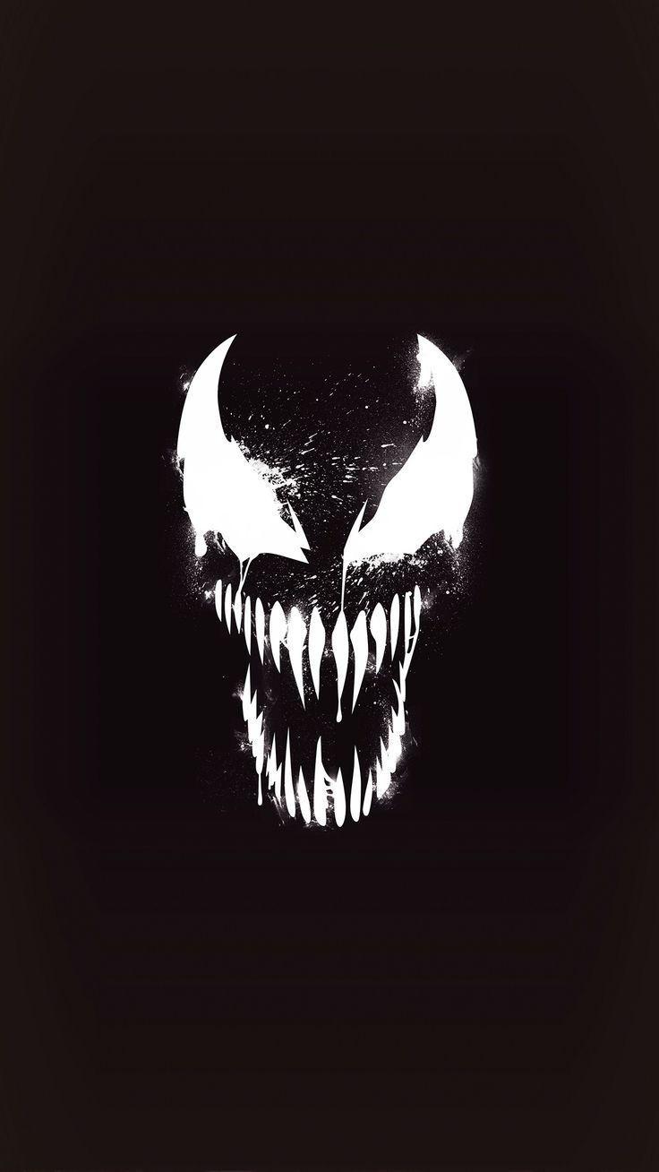 736x1308 Venom Dark Minimal iPhone Wallpaper US. Venom, Seni gelap