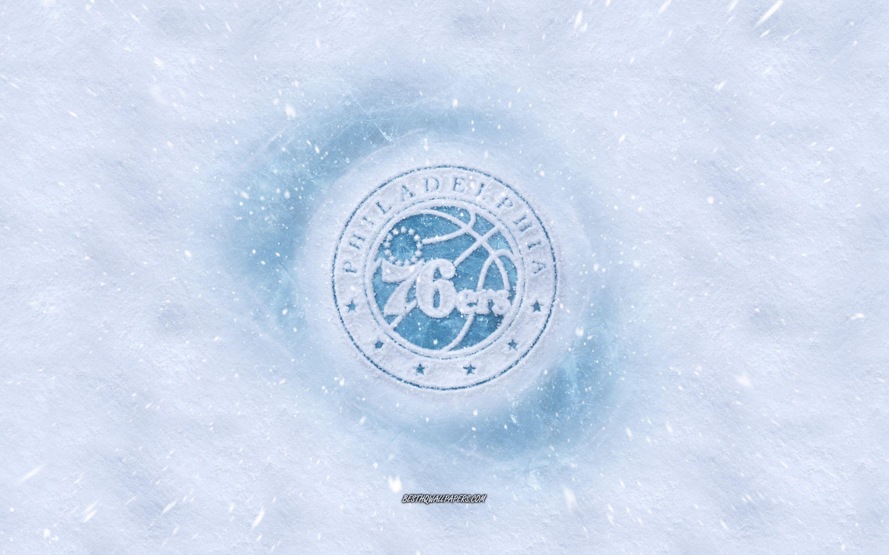 2880x1800 Download wallpaper Philadelphia 76ers logo, American basketball