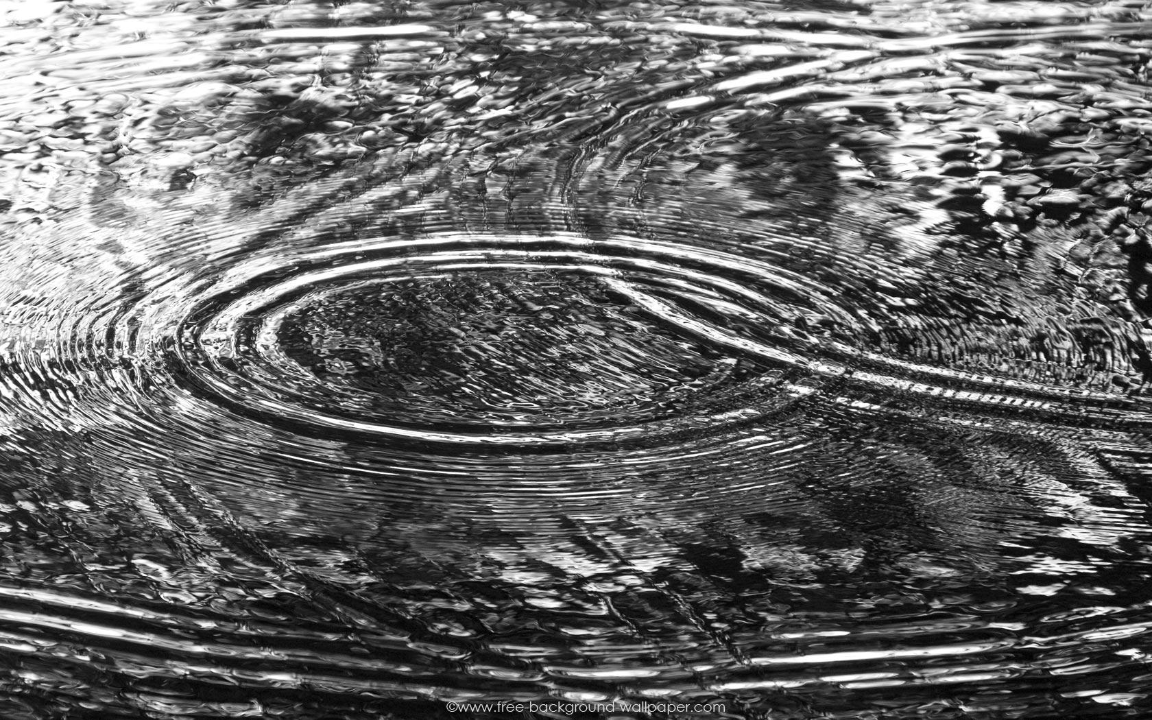 1680x1050 Free download on Water Black And White Background Wallpaper