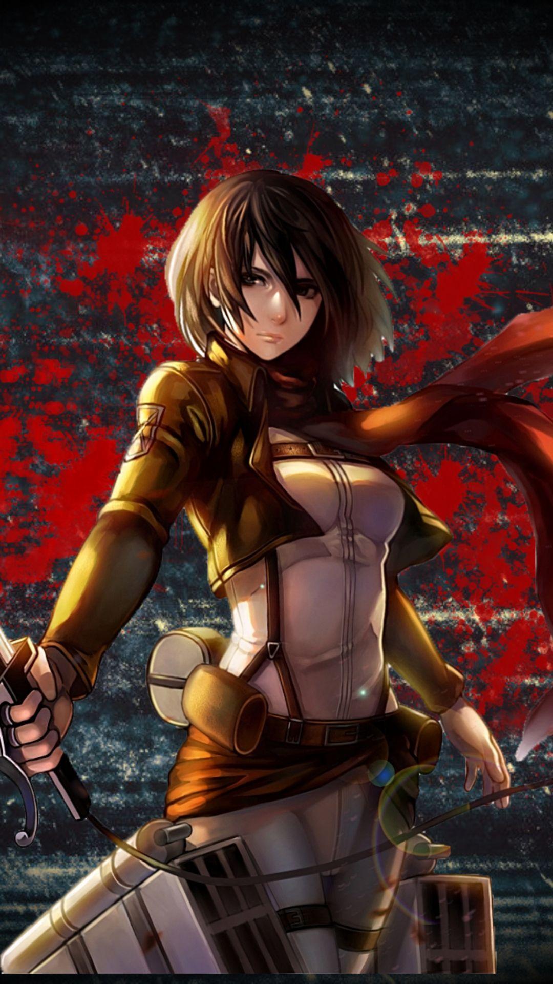 Attack On Titan Mikasa Wallpapers Top Free Attack On Titan Mikasa Backgrounds Wallpaperaccess