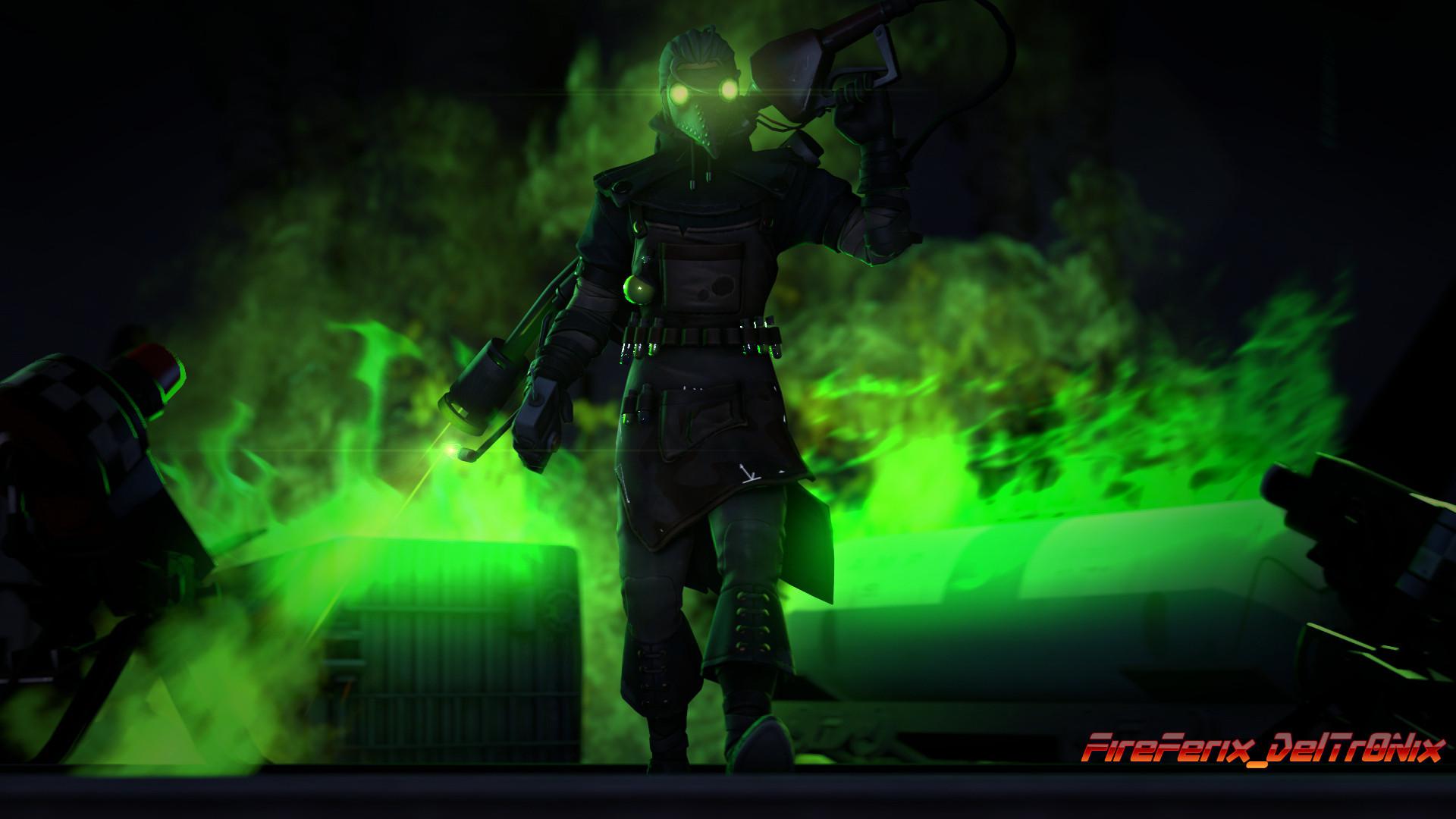 1920x1080 Mashup Fortnite Plague and Pyro Team Fortress