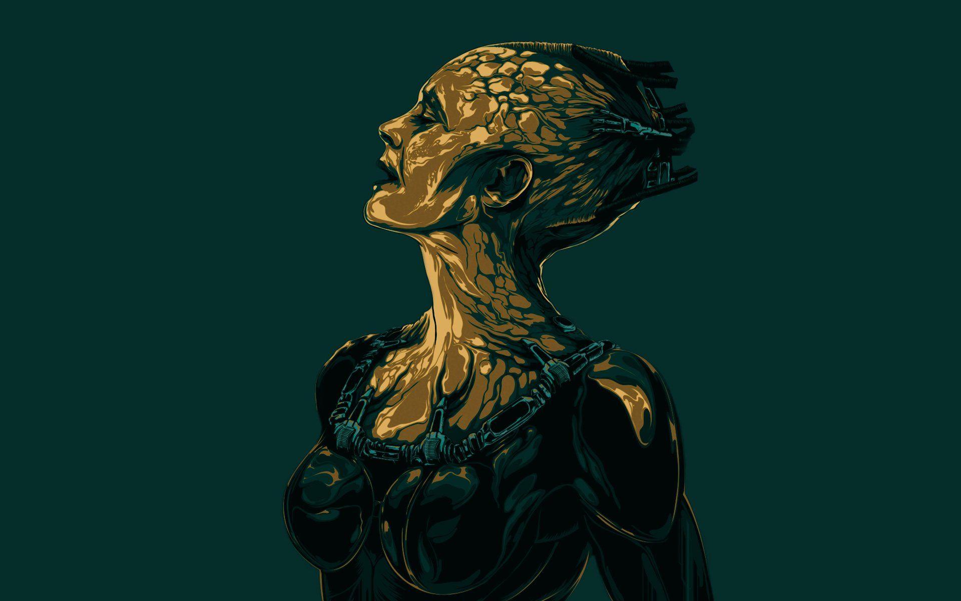 1920x1200 Star Trek Borg Queen wallpaperx1200