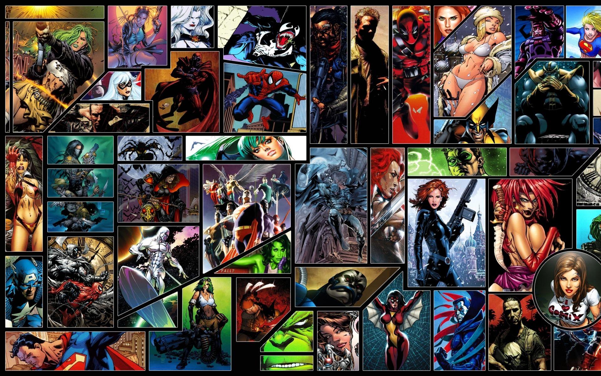 1920x1200 Green lantern batman spawn dc comics comics venom spiderman