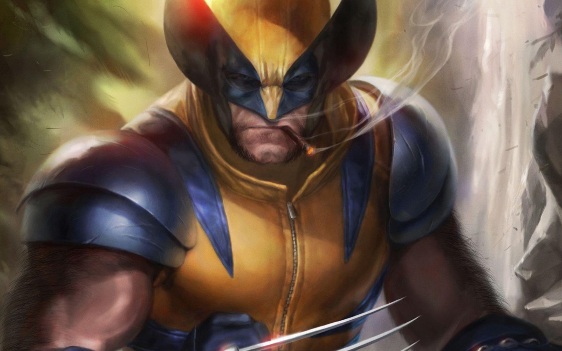 1920x1200 Wolverine Smoking 1080P Resolution HD 4k Wallpaper