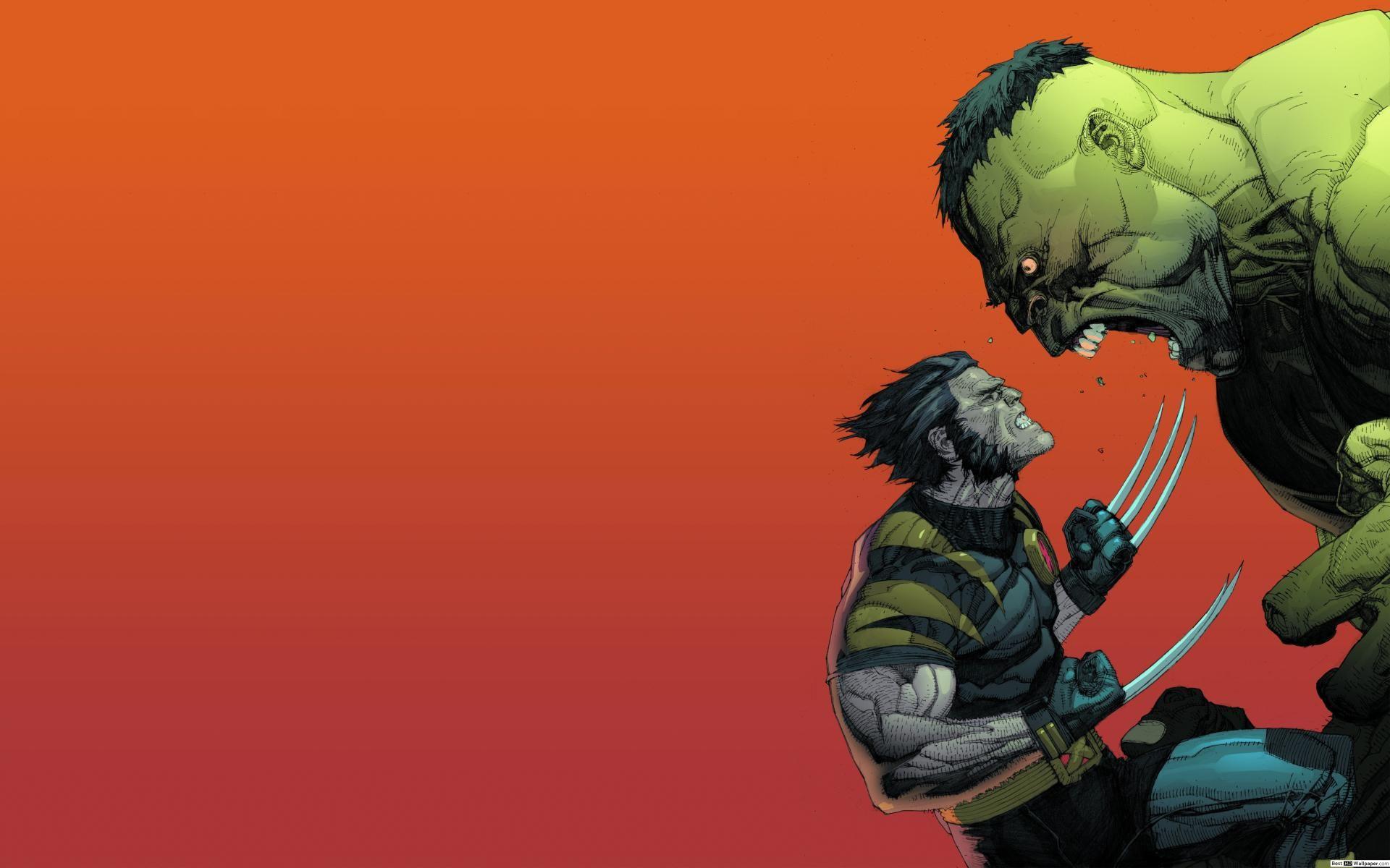 1920x1200 Wolverine & Hulk HD wallpaper download