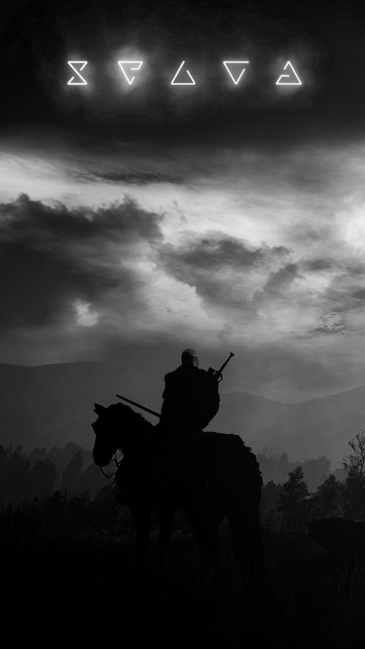 736x1308 Couldn't find a black and white wallpaper that I liked so I made