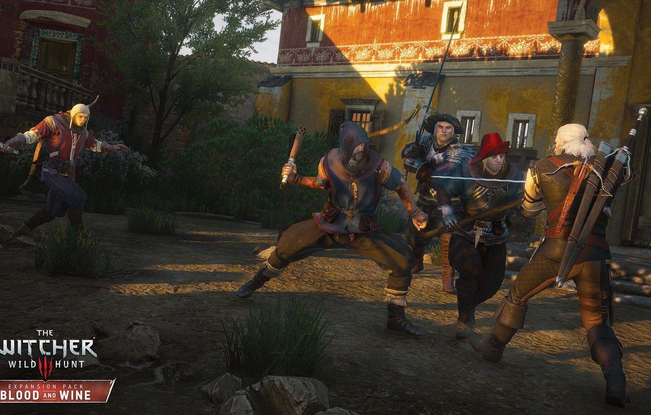 1332x850 Wallpaper game, fight, witcher, DLC, The Witcher 3: Wild Hunt