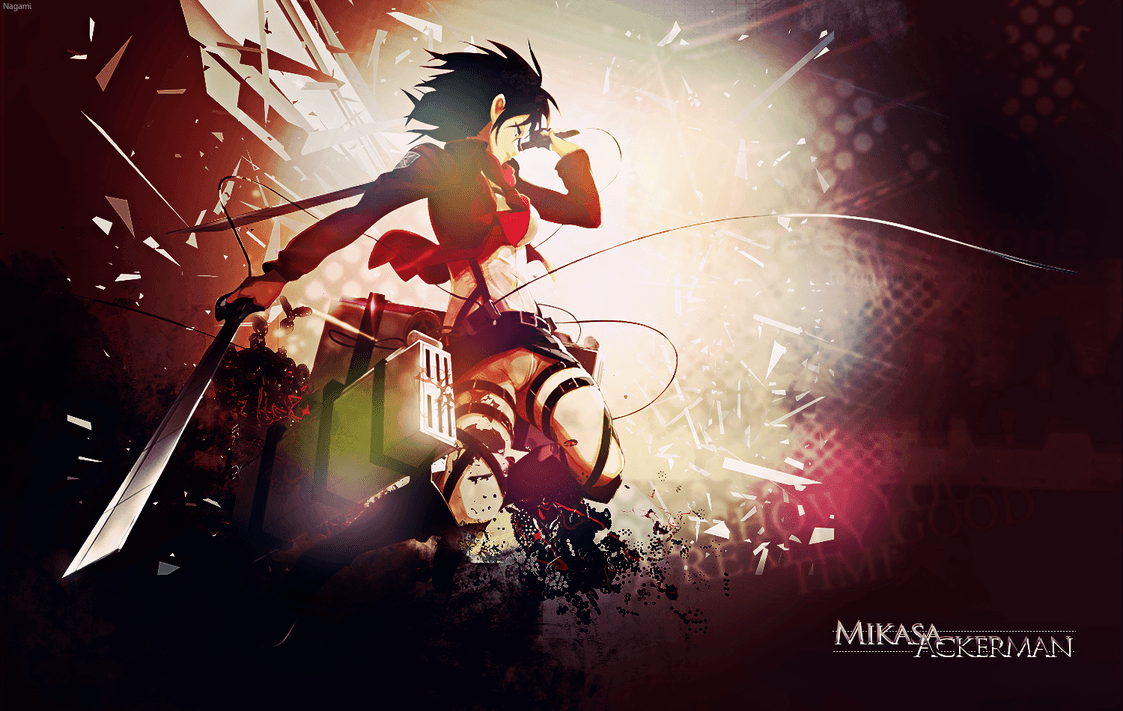 1123x711 Wallpaper Mikasa Ackerman Attack On Titan By Nagamii Chan