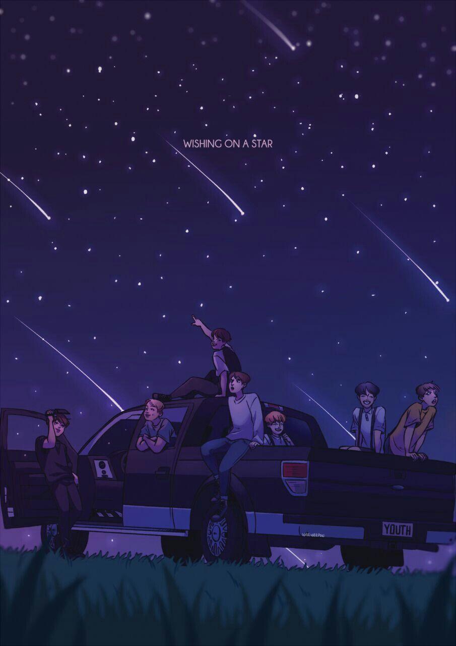 905x1280 BTS Art Wallpaper