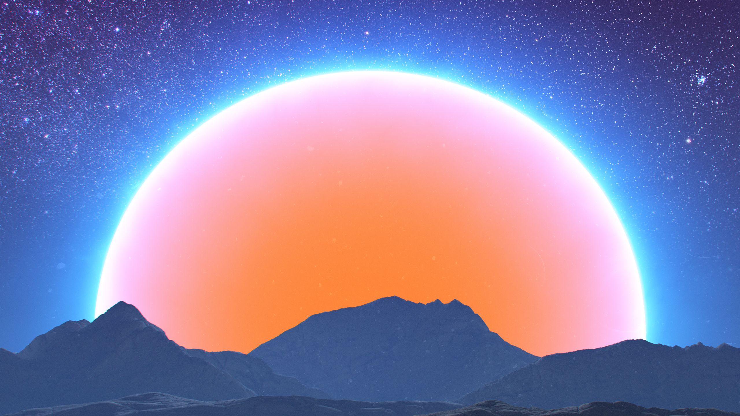 Orange Moon Wallpapers Top Free Orange Moon Backgrounds WallpaperAccess