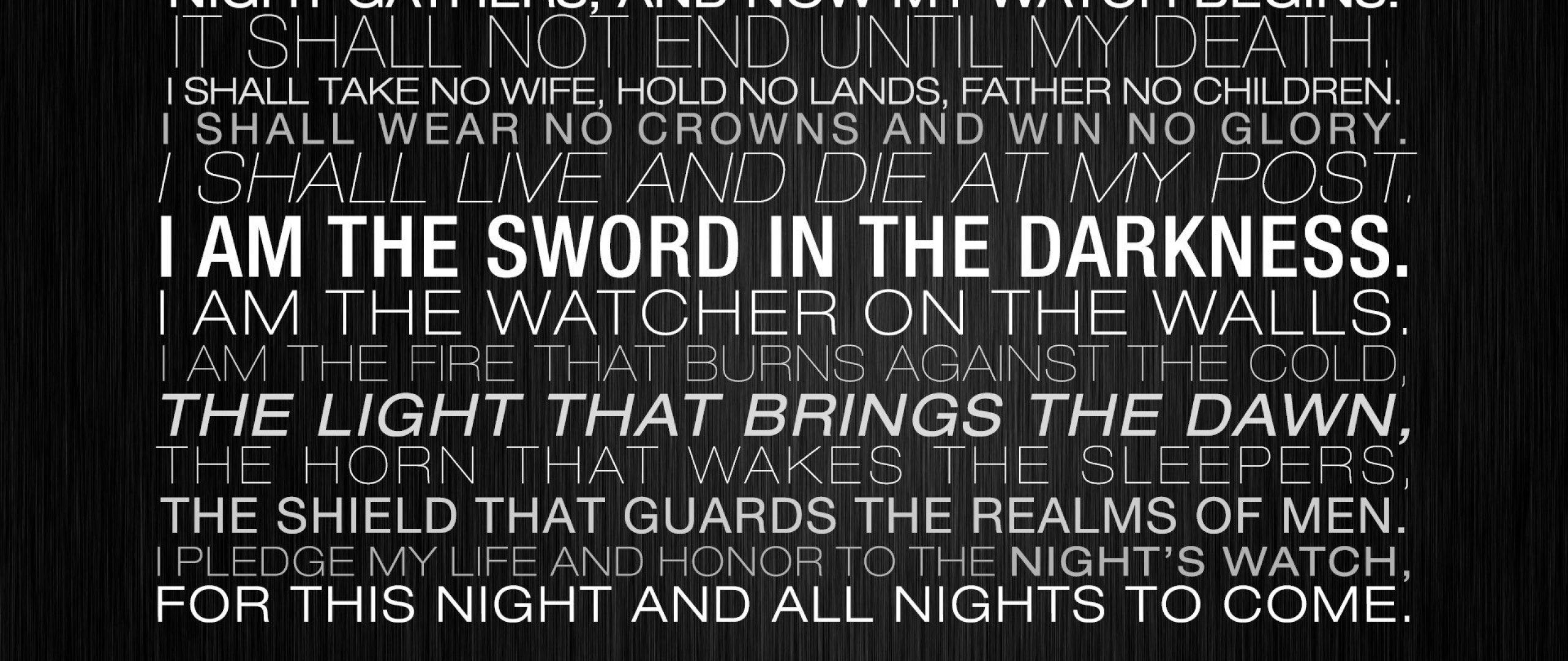 2560x1080 Game Of Thrones Quotes Wallpaper 2560x1080 Resolution