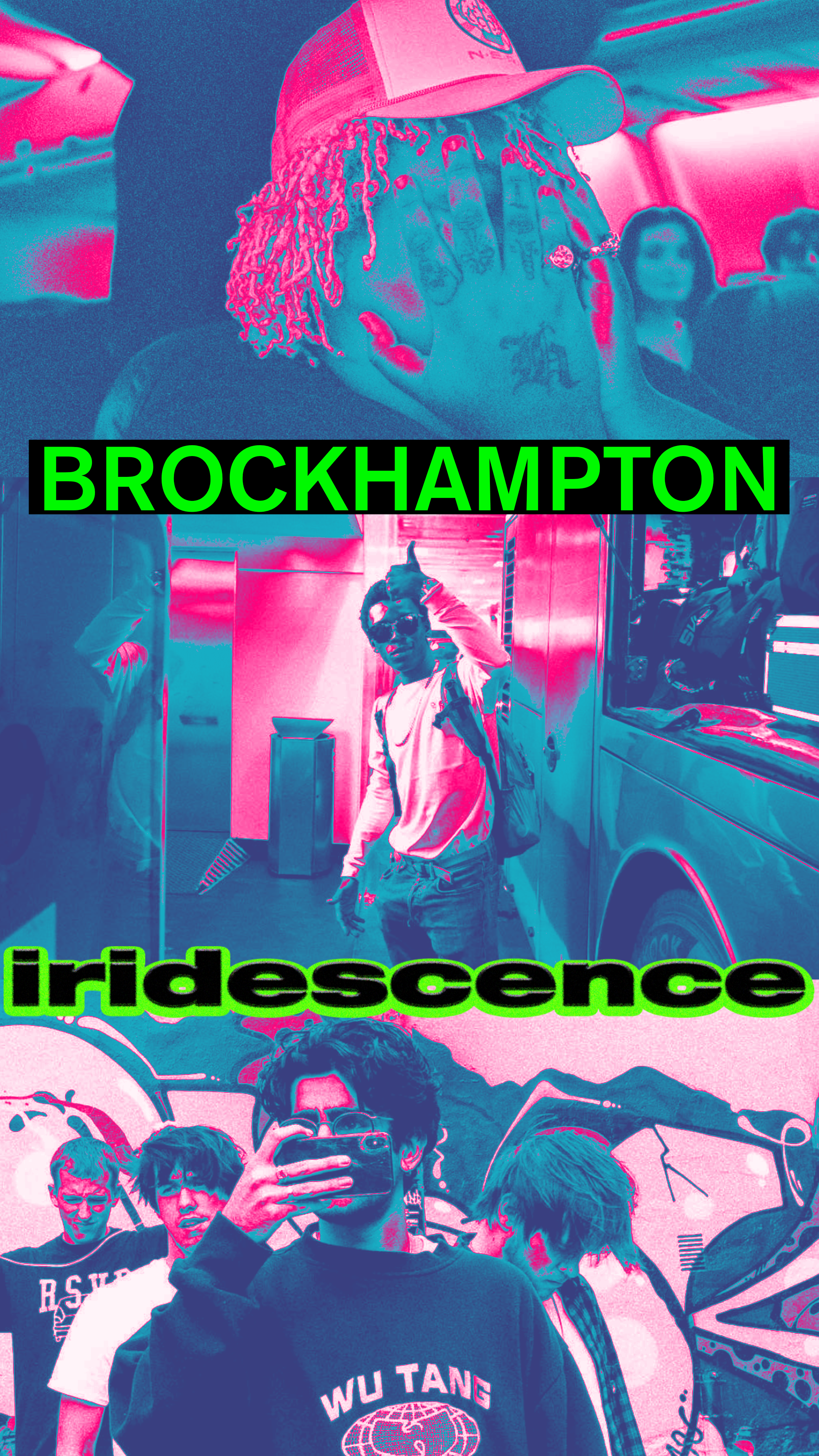 2250x4000 Iridescence phone background I made